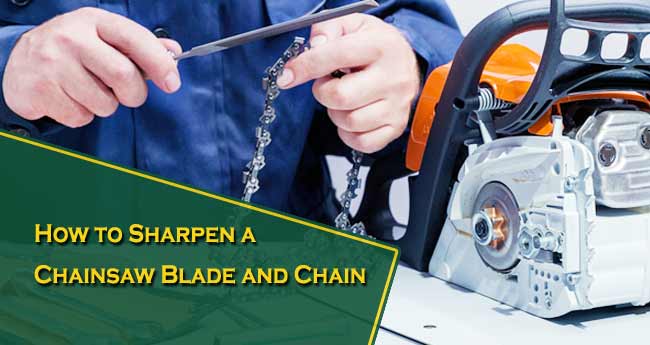 How to Sharpen a Chainsaw Blade and Chain