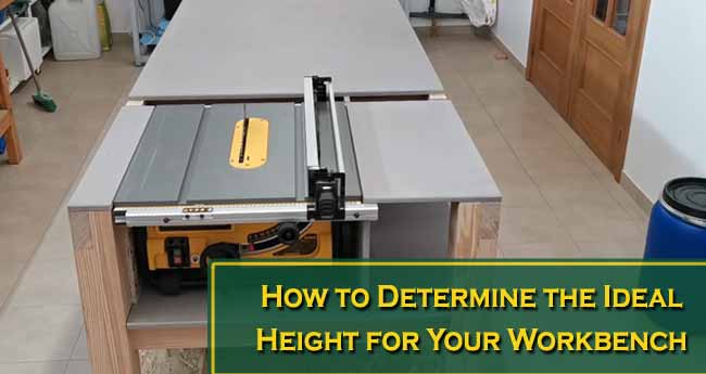 How to Determine the Ideal Height for Your Workbench